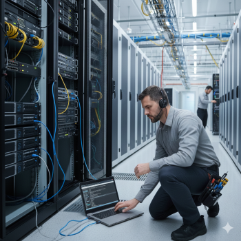 network engineer at work sqs